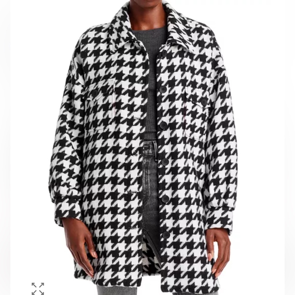 Bagatelle.NYC houndstooth shirt jacket